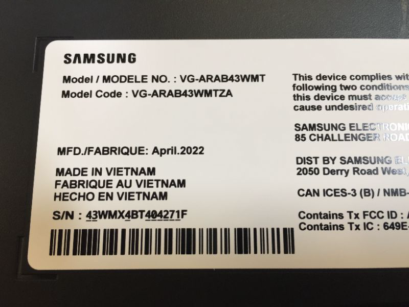 Photo 4 of SAMSUNG Auto Rotating TV Wall Mount, Fits 55” & 65” Televisions, 400x300 VESA Compatible, Use w/ The Frame, QN95B, QN900B, QN800B and QN700B Series, 2022, VGARAB43WMTZA