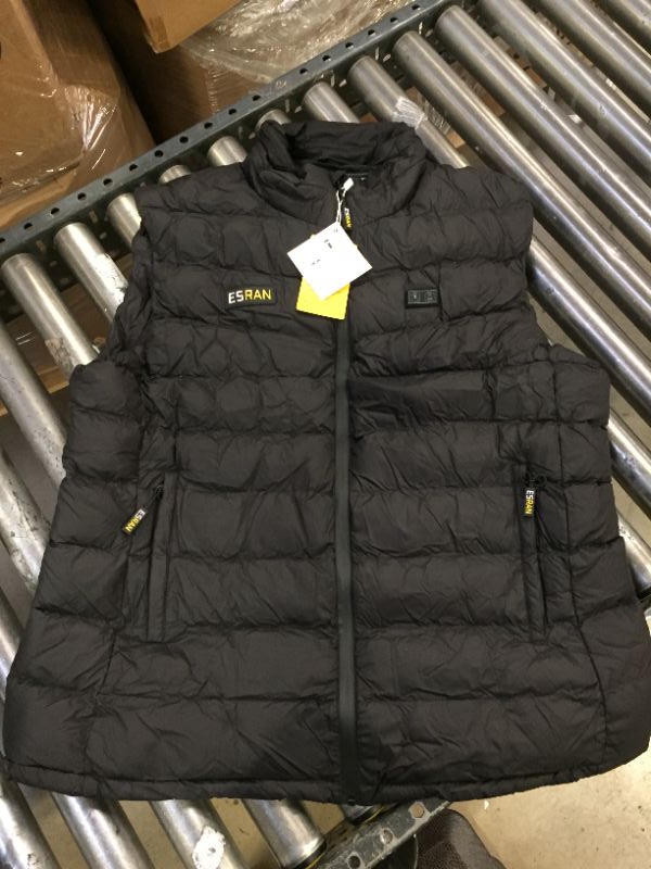 Photo 1 of Esran Lightweight Heated Vest for Men/Women with Battery Pack Rechargeable Electric Heated Apparel Battery Included XX-Large