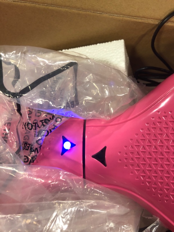 Photo 3 of Hover-1 i-200 Electric Hoverboard | 7MPH Top Speed, 6 Mile Range, 6HR Full-Charge, Built-in Bluetooth Speaker, Rider Modes: Beginner to Expert, Pink