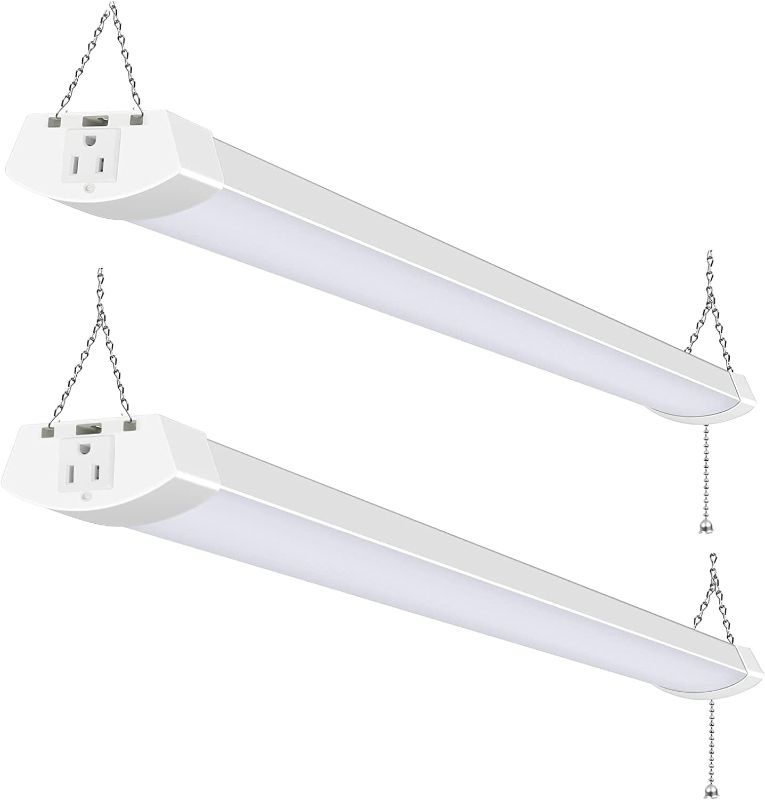 Photo 1 of hykolity 4FT 120W LED Shop Light Linkable, 13000lm(400w Equivalent), 5000K Utility