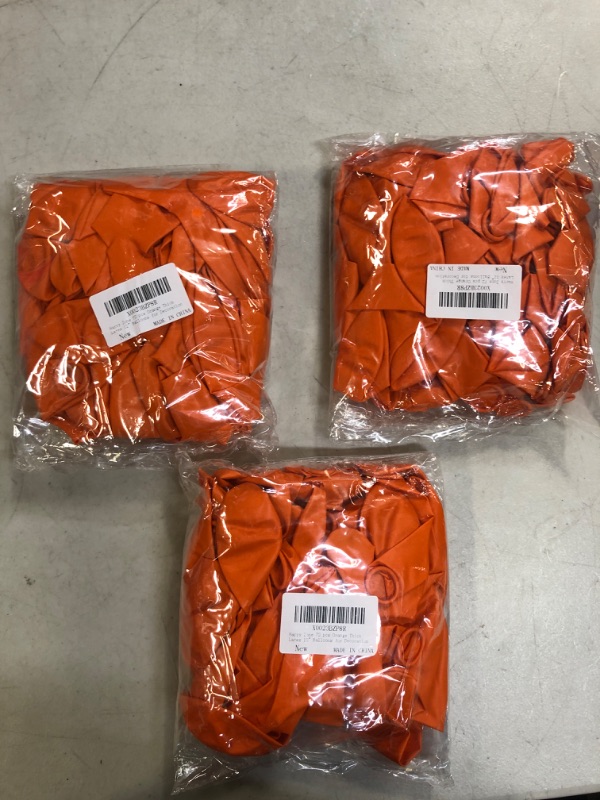 Photo 2 of 3Pack Harry Zone 72 pcs Orange Thick Latex 12" Balloons for Decoration