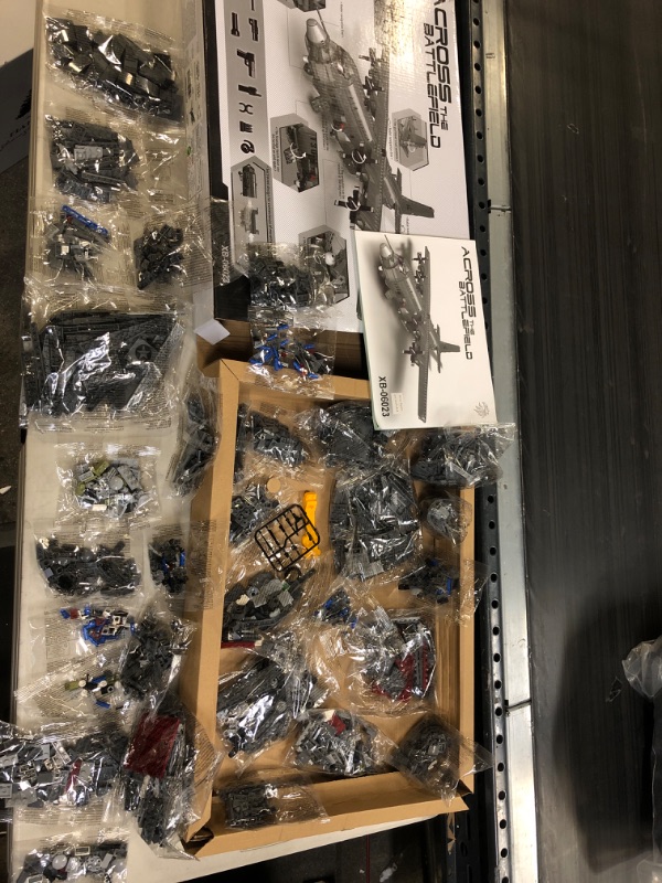 Photo 3 of QPZ AC130 Gunship Airplane Model Kits, C130 / C 130 Hercules Military War Plane (1713 PCS) Planes and Jets Building Blocks Sets Compatible with Lego