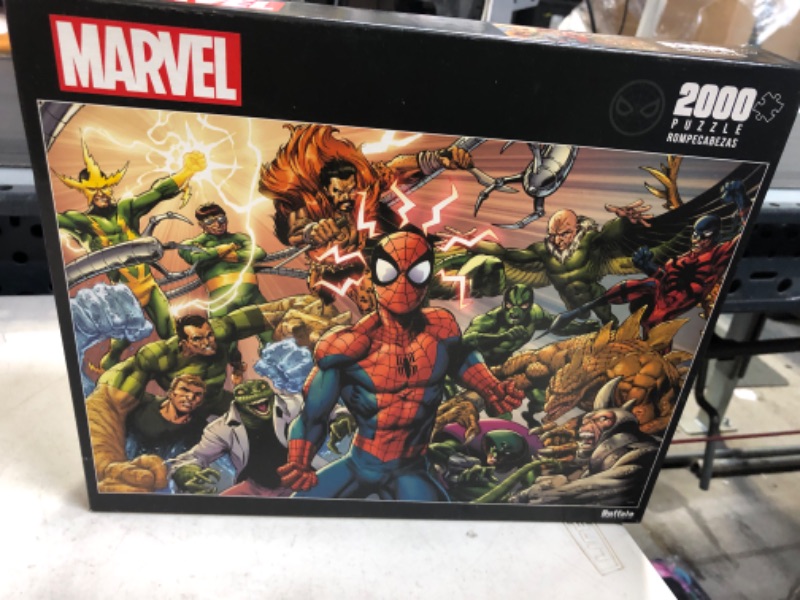 Photo 2 of Buffalo Games - Marvel - Sinister War - 2000 Piece Jigsaw Puzzle------FACTORY SEALED
