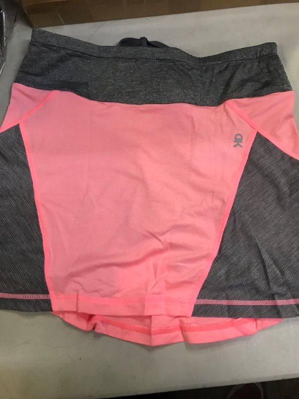 Photo 2 of Little Donkey Andy Women's Athletic Skort Build-in Shorts with Pockets Quick Dry Golf Tennis Sports Casual Skirt  SIZE S -- PINK AND GRAY --
