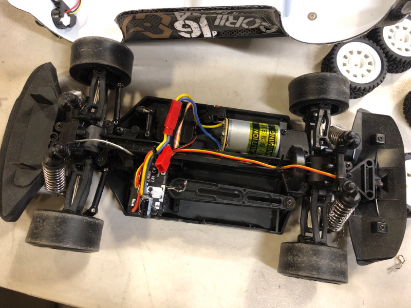 Photo 1 of Hitish Remote Control Car, 1/16 Scale 30KM/H High Speed Fast RC Drift Car, 2.4Ghz Steering Control Full Scale Off-Road RC Car 4X4 Monster Truck Vehicle with Lights for Kids & Adults