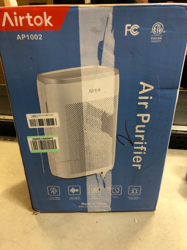 Photo 6 of AIRTOK Hepa Air Purifiers for Home Large Room up to 1100 ft² H13 True Filter 100% Ozone Free Air Cleaner for Smokers, Pet, Remove 99.99%Allergens, Dust, Odor, Smoke, Pollen (Available for California)