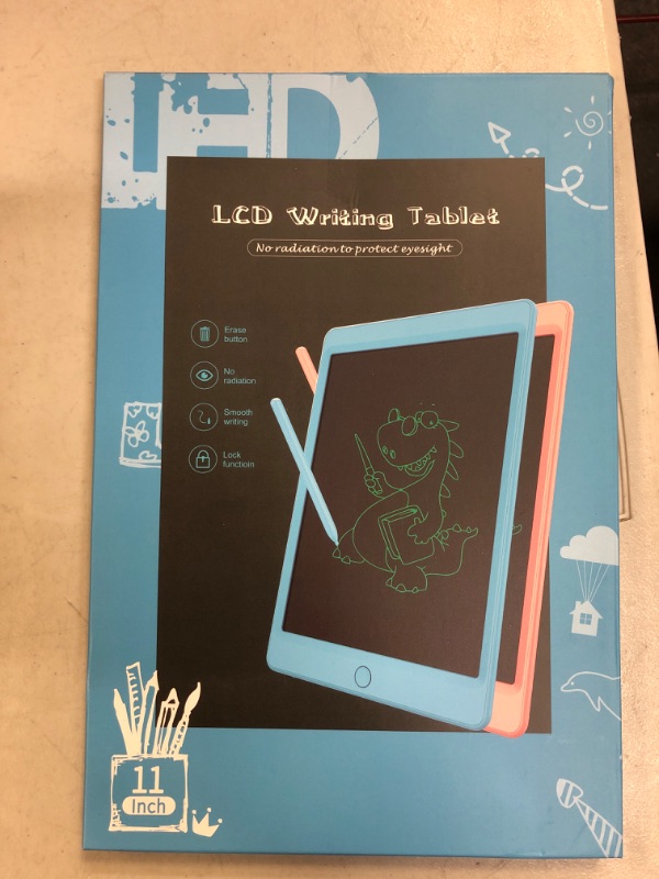 Photo 1 of JOEAIS LCD Writing Tablet 11 Inch Digital Electronic Graphic Drawing Tablet Erasable Portable Doodle Writing Board for Kids Christmas Birthday Gifts 11 Inch 11 Inch/Green------FACTORY SEALED
