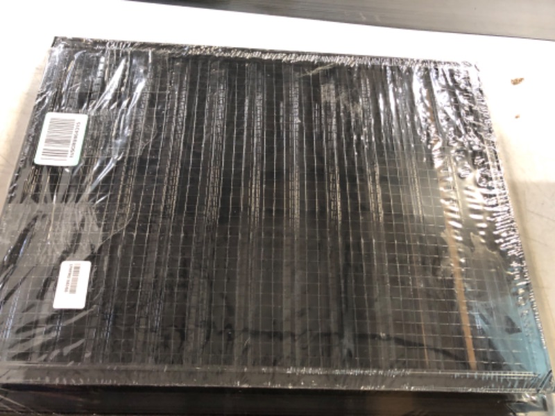Photo 1 of 18"w X 24"h Aluminum Exterior Vent for Walls & Crawlspace - Rain & Waterproof Air Vent with Screen Mesh - HVAC Grille - Black [Outer Dimensions 19.5”w x 25.5”h]