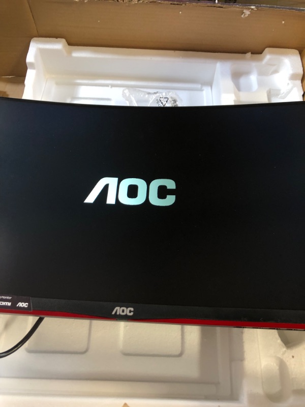 Photo 3 of AOC C24G1A 24" Curved Frameless Gaming Monitor, FHD 1920x1080, 1500R, VA, 1ms MPRT, 165Hz (144Hz supported), FreeSync Premium, Height adjustable Black
