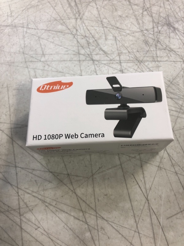 Photo 2 of Qtniue Webcam with Microphone and Privacy Cover, FHD Webcam 1080p, Desktop or Laptop and Smart TV USB Camera for Video Calling, Stereo Streaming and Online Classes 30FPS