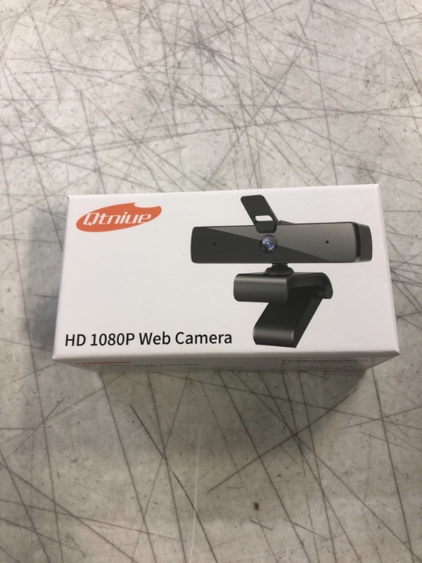 Photo 2 of Qtniue Webcam with Microphone and Privacy Cover, FHD Webcam 1080p, Desktop or Laptop and Smart TV USB Camera for Video Calling, Stereo Streaming and Online Classes 30FPS