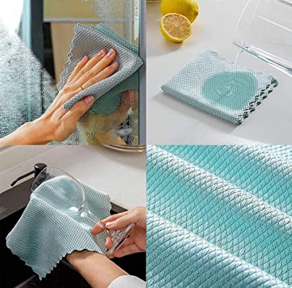 Photo 1 of 12 Pcs Kitchen Cleaning Cloth, dish Towels (Sealed)