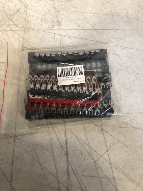 Photo 2 of 12 Postions Pre Insulated Terminal Barrier Strip Red/Black and 5Pcs Dual Row 12 Position Screw Terminal Strip 600V 15A