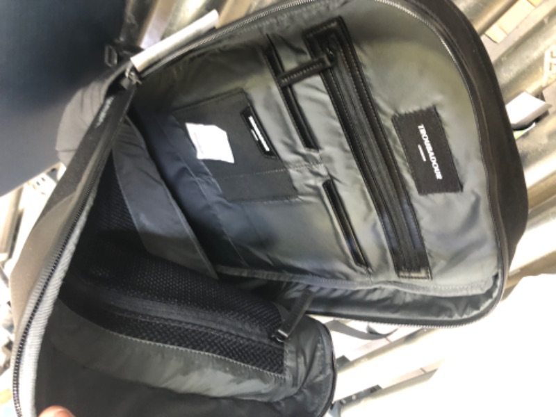 Photo 4 of Troubadour Apex Backpack - Premium Versatile Backpack - Made of Lightweight, Waterproof, Vegan Materials - Spacious Organization - Great for Travel, Work, School, the Gym, Sports or On-The-Go - Black Apex Black