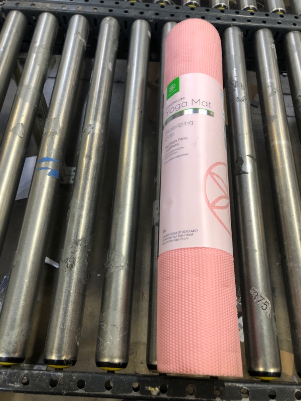 Photo 2 of Gaiam Solid Color Yoga Mat, Non Slip Exercise & Fitness Mat for All Types of Yoga, Pilates & Floor Exercises Ballet 68"L x 24"W x 5mm Thick