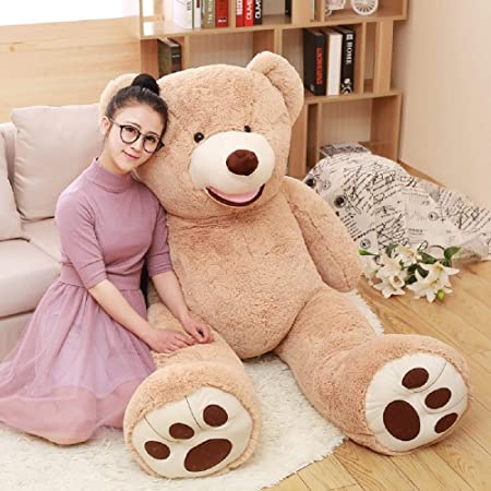 Photo 1 of MorisMos Big Plush Giant Teddy Bear Premium Soft Stuffed Animals Light Brown,51 Inches
