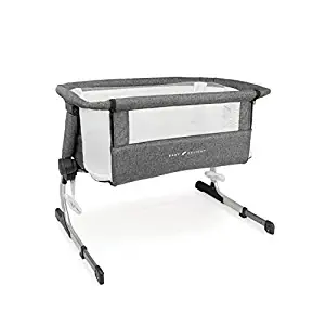 Photo 1 of Baby Delight Beside Me Dreamer Bassinet | Bedside Sleeper | 6-Position Height Adjustment | Charcoal Tweed
