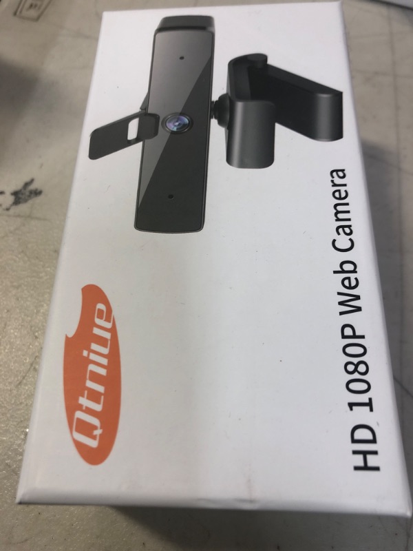 Photo 2 of Qtniue Webcam with Microphone and Privacy Cover, FHD Webcam 1080p, Desktop or Laptop and Smart TV USB Camera for Video Calling, Stereo Streaming and Online Classes 30FPS