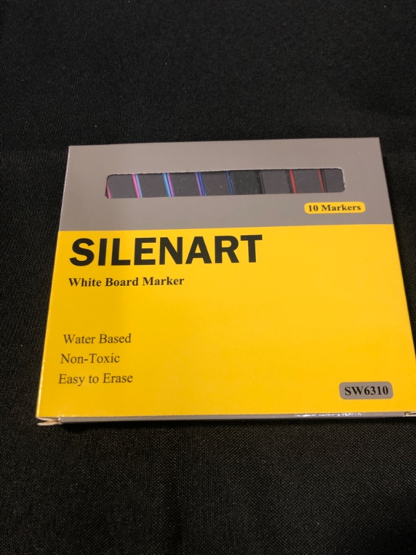 Photo 2 of Magnetic Dry Erase Markers Fine Tip, Small Whiteboard Markers for Kids, Fine Point, Low-Ordor, Dry Erase White Board Pens with Eraser, 10 Pack