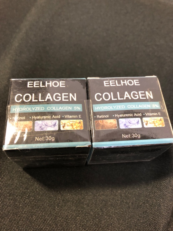 Photo 2 of 2PCS EELHOE Collagen Cream For Men, Anti Aging Wrinkle Cream for Men, Day & Night Skin Care Lotion