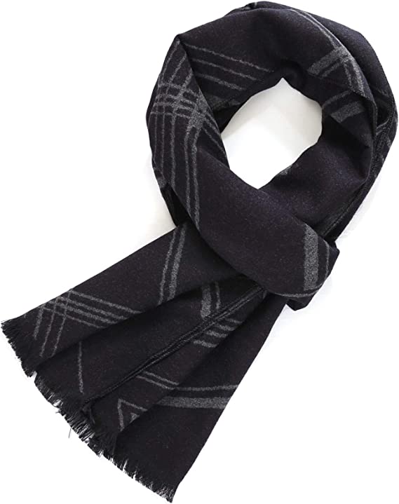 Photo 1 of FULLRON Men Winter Scarf Soft Warm Long Cashmere Feel Scarves