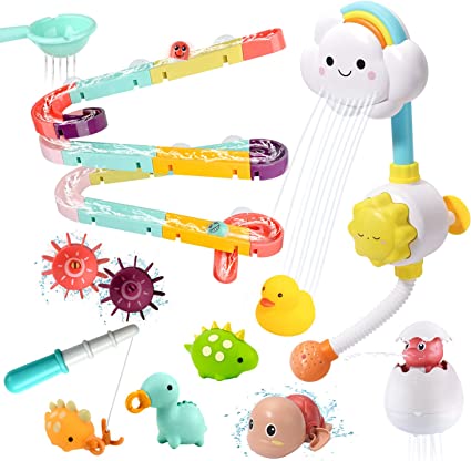 Photo 1 of 
Bath Toy Bathtub Toy with Shower and Floating Squirting Toys, Fishing Game for Toddles and Babies