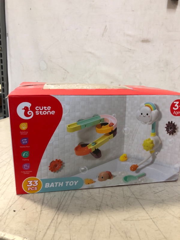 Photo 3 of 
Bath Toy Bathtub Toy with Shower and Floating Squirting Toys, Fishing Game for Toddles and Babies