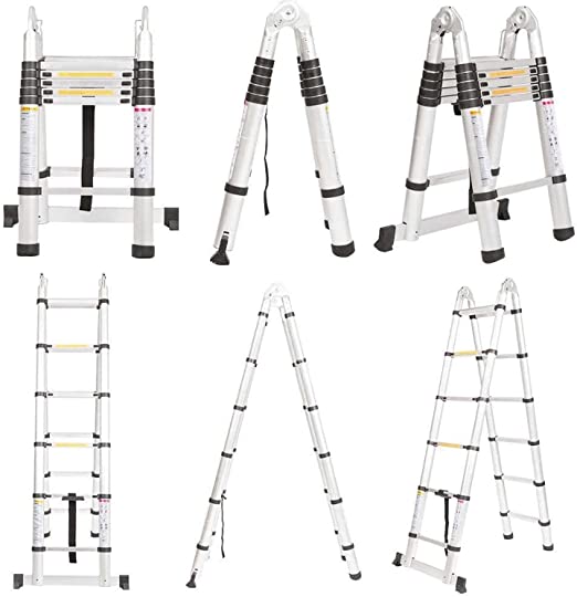 Photo 1 of 1.9M+1.9M RIKADE TELESCOPIC LADDER