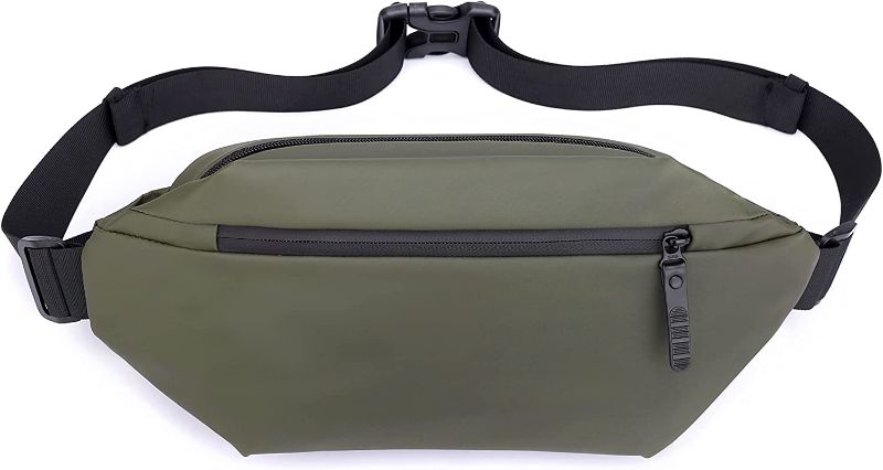 Photo 1 of Crossbody Fanny Pack with 4-Zipper Pockets and Adjustable Strap For Women & Men, Waterproof Shoulder Backpack Waist Pack bag, Chest Bag Lightweight Casual Daypack1007112390
