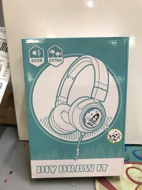 Photo 3 of Kids Headphones with Mic and Free HiFi Headphones?2022 New? Foldable Stereo 3.5mm On-Ear Headset for Children/Teens/Boys/Girls/iPhone/Smartphones/School/Kindle/Plane/Tablet
