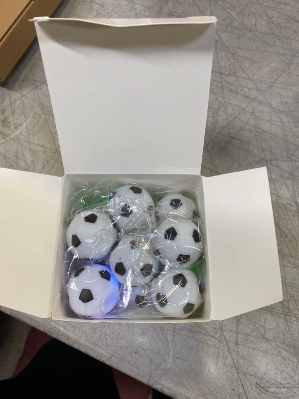 Photo 2 of 12 Pcs LED Soccer Stress Fidget Soccer Ball Fidget Light Up Football Glow in the Dark Stress Ball Fidget Toys Goodie Bag Stuffers Football Toys for Boys Girls Birthday Halloween Christmas Party