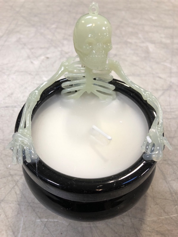 Photo 2 of Halloween Skeleton Candles - Halloween Decorations - Spooky Halloween Decor?Skull Candles- Gothic Decoration for Home Bar Indoor Themed Room Tables - Halloween Birthday Gifts for Adults Women Men