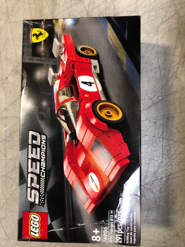 Photo 2 of LEGO Speed Champions 1970 Ferrari 512 M 76906 Building Toy Set for Kids, Boys, and Girls Ages 8+ (291 Pieces)