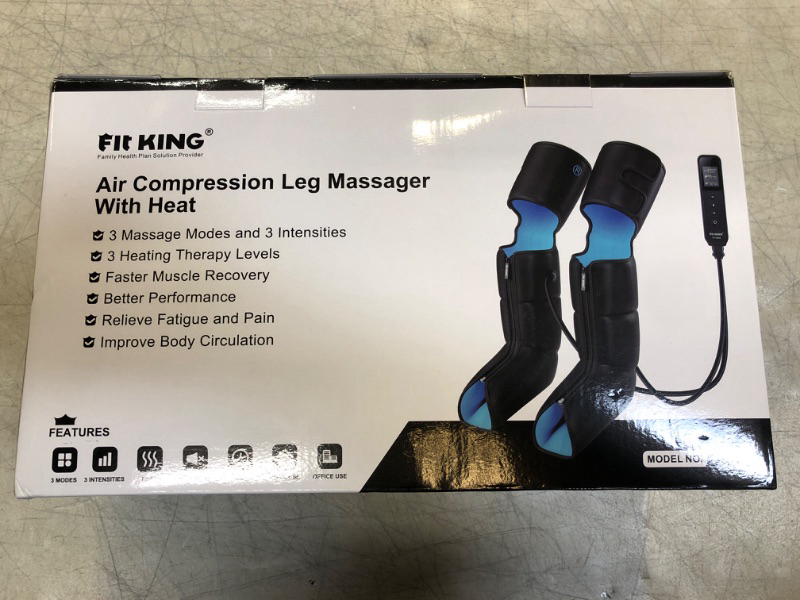 Photo 5 of FIT KING Leg Massager with Heat for Circulation Upgraded Full Leg and Foot Compression Boots Massager for Foot Calf and Thigh Massage (FSA HSA Approved)