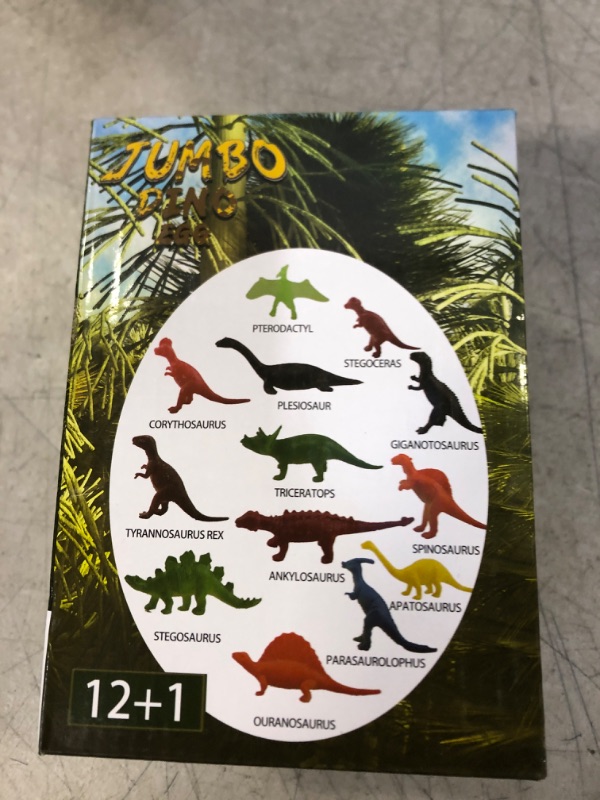 Photo 2 of Alyoen Dino Egg Dig Kit, Jumbo Dino Egg Dig with 13 Suprise Dinosaur Egg Toys in One Giant Filled Eggs, Dinosaur Eggs Excavation Kits for Kids 3-7, Boys Archaeology Science STEM Christmas/Xmas Gifts