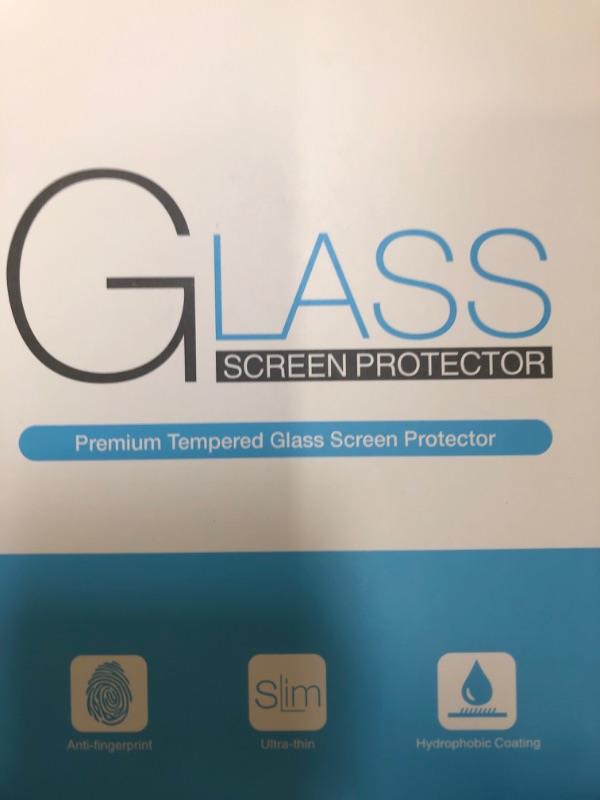 Photo 1 of GLASS SCREEN PROTECTORS  3 COUNT 