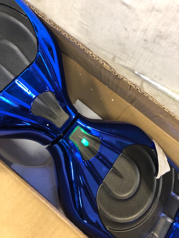 Photo 5 of Flash Wheel Hoverboard 6.5 Bluetooth Speaker with LED Light Self Balancing Wheel Electric Scooter - Chrome Blue
DIRTY