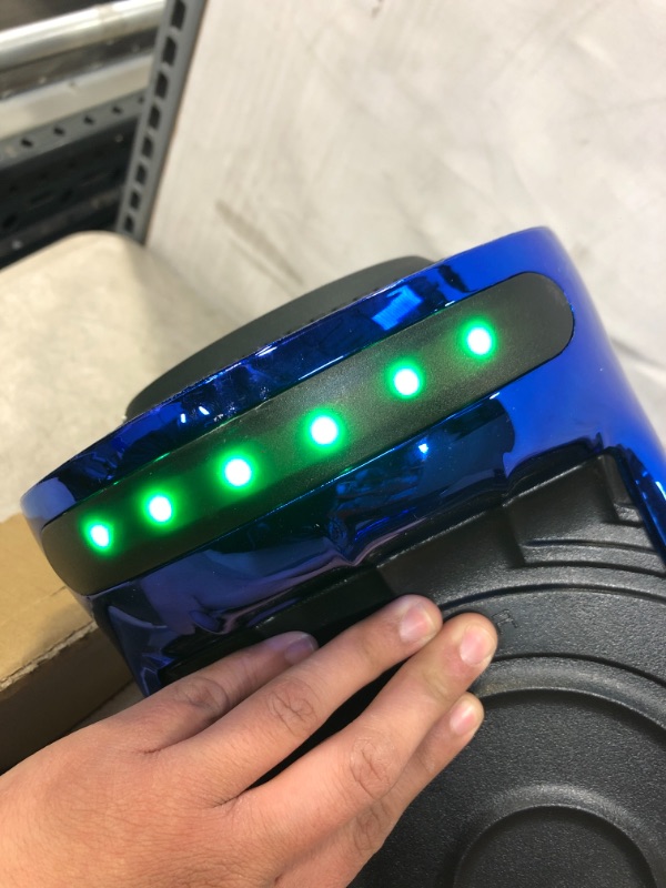 Photo 6 of Flash Wheel Hoverboard 6.5 Bluetooth Speaker with LED Light Self Balancing Wheel Electric Scooter - Chrome Blue
DIRTY