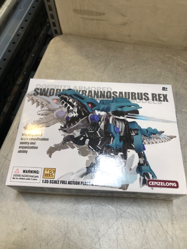 Photo 2 of Jphton Walking Dinosaur Building Toys for 8+ Year Old Kids,46 Pieces STEM Set Including T-Rex Triceratops,Large Realistic Robo Toy can Walk, Launch Weapon and Wag Tail., Blue