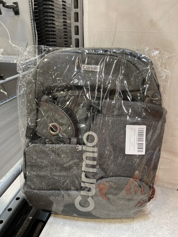 Photo 1 of CURMIO Portable Oxygen Concentrator Backpack, POC Carrying Bag Compatible with Inogen, OxyGo and Caire Units, Bag Only, Gray (Patent Pending)