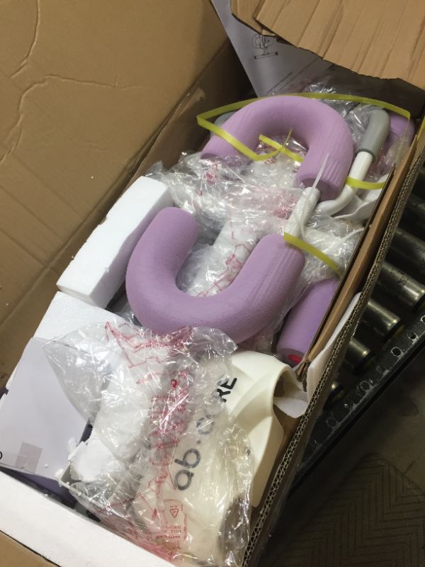 Photo 1 of Abdominal Machine Ab Workout Equipment Adjustable for Home Gym Ab Machine Exercise Equipment bwith LCD Monitor 10 Levels Violet