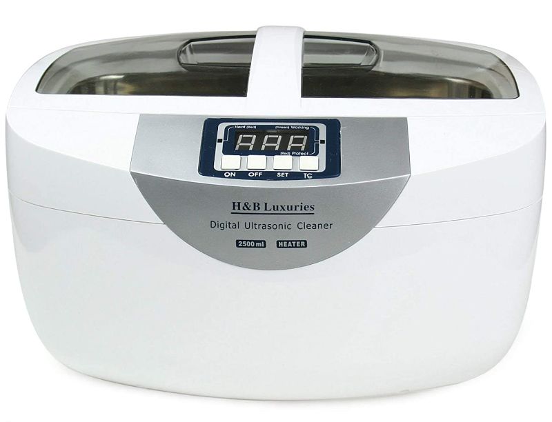 Photo 1 of Industrial Grade Ultrasonic Cleaner 160 Watts 2.5 Liters with Heater for Gun Parts Carb Jewelry Dental

