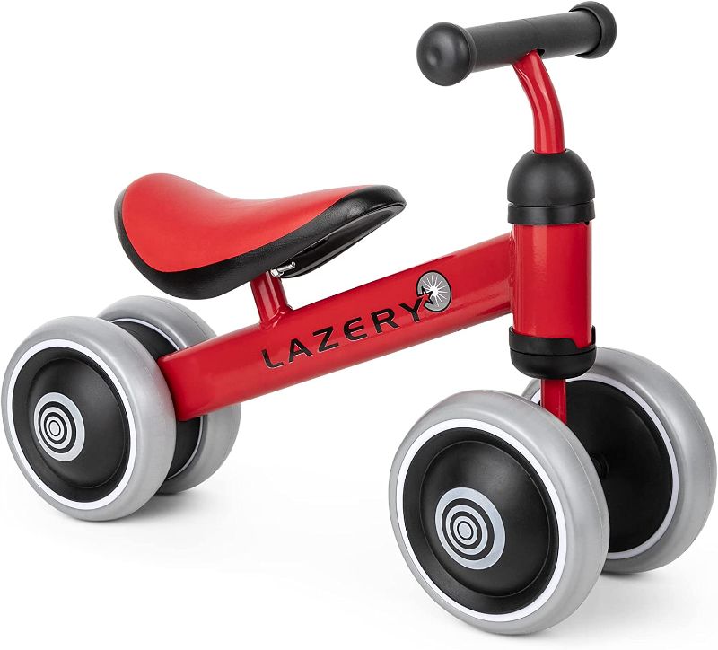 Photo 1 of Balance Bike - Learning & Training Tricycle With Soft Ergonomic Seat & Anti-Slip Wheels - Riding Toy For Boys & Girls - Gift Ideas For Birthday, Christmas - Ideal For Children Age 10-24 Months --- HARDWARE LOOSE 
