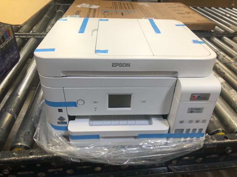 Photo 5 of EcoTank ET-4850 Wireless Color All-in-One Cartridge-Free Supertank Printer with Scanner, Copier, Fax, ADF and Ethernet