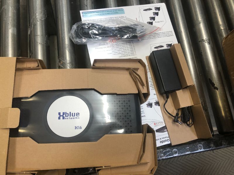 Photo 1 of XBLUE X16 Small Business Phone System Bundle with (4) Phones - (6) Outside Line & (16) Phone Capacity - Includes Auto Attendant, Voicemail, Caller ID, Paging & Intercom
