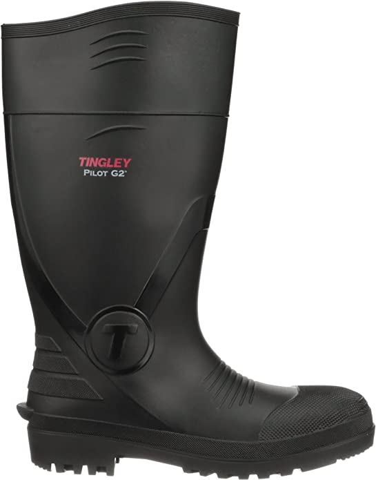 Photo 1 of Tingley Pilot G2 31161 Plain Toe Knee Boot, Black, Men's Size 8/ Women's Size 10