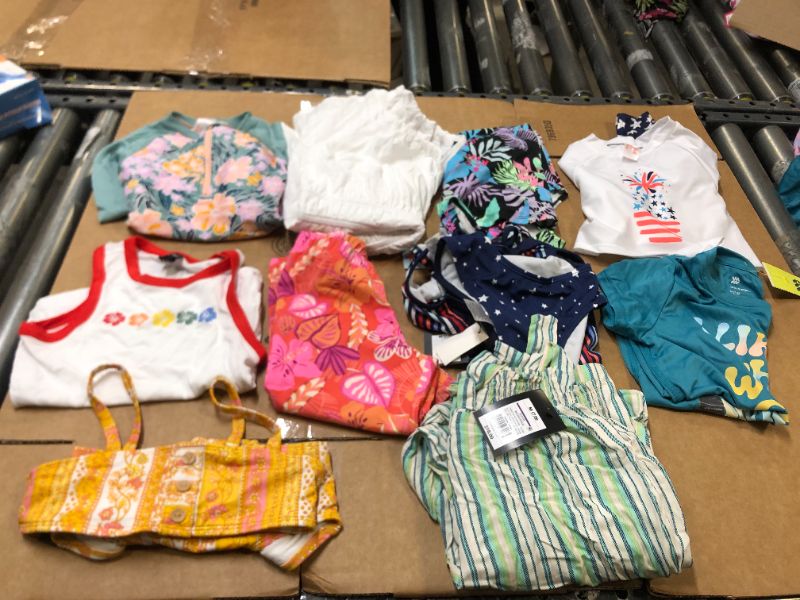 Photo 1 of BAG LOT OF GIRLS SWIM SUITS 10 PIECES  --- SIZES FROM 6-8