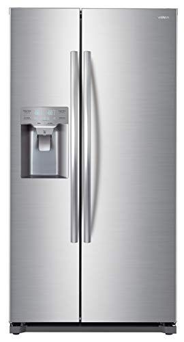 Photo 1 of (FACTORY SEALED)Winia WFRSY22D2T Side Mounted Refrigerator, 20 Cu.Ft, Stainless Steel
