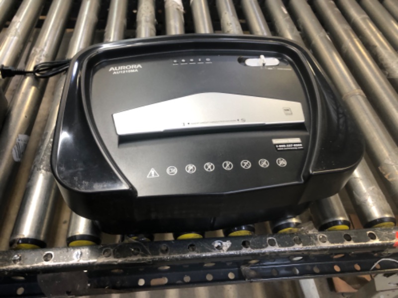 Photo 1 of Aurora AU1210MA Professional Grade High Security 12-Sheet Micro-Cut Paper/ CD and Credit Card/ 60 Minutes Continuous Run Time Shredder