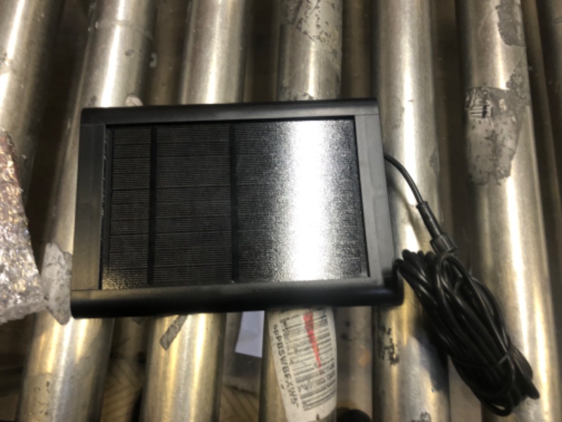 Photo 1 of (DOES NOT COME WITH CAMERA)OLAIKE Solar Panel for All-New Stick Up Cam Battery/Spotlight Cam Battery,Waterproof Charge Continuously,5V/3.5W(Max) Output,with Secure Wall Mount & 3.8M/12ft Power Cable Black-01